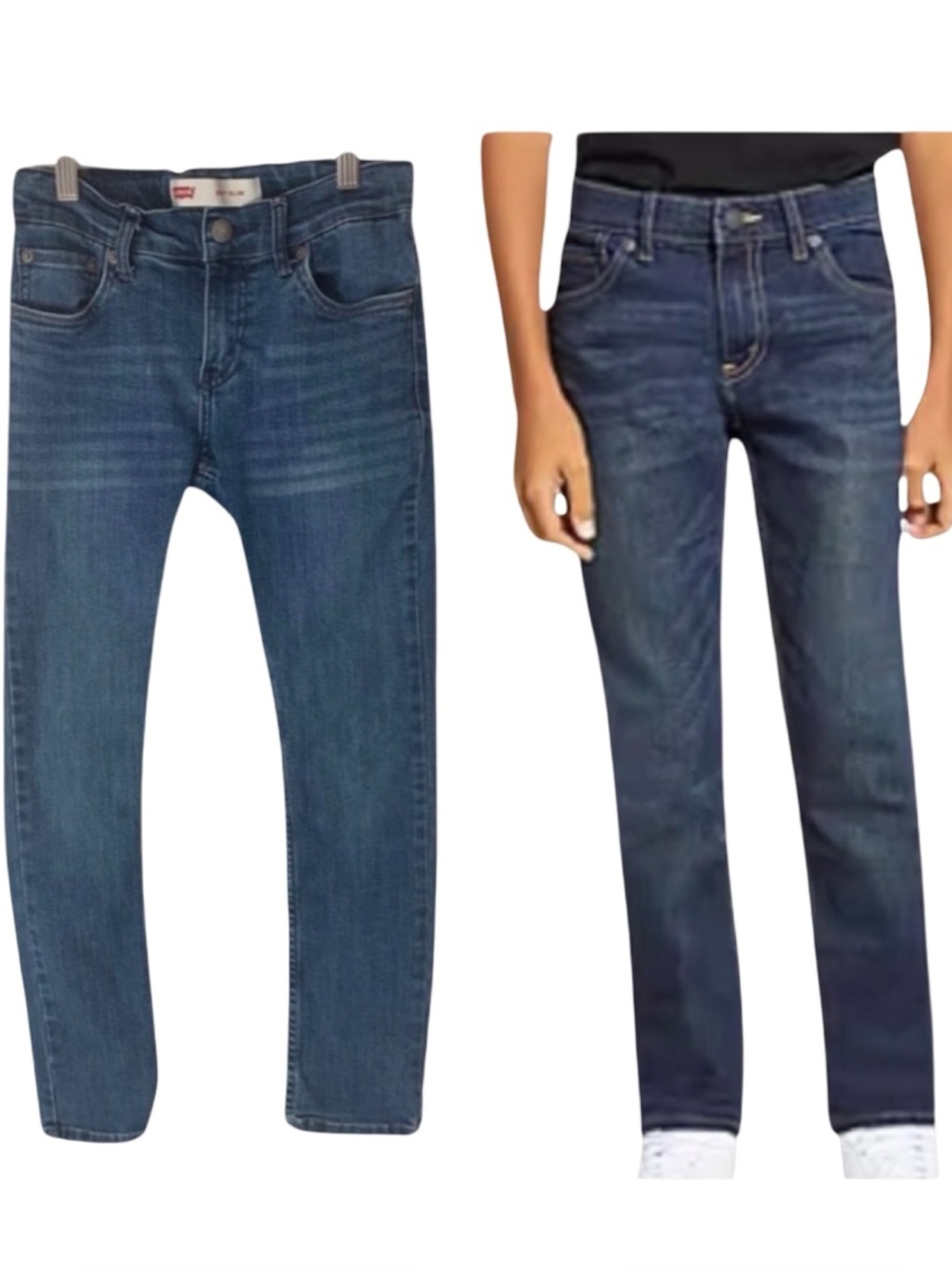 LEVI’S 511 Boys Slim Stretch Straight Leg Jeans Denim Size 10
